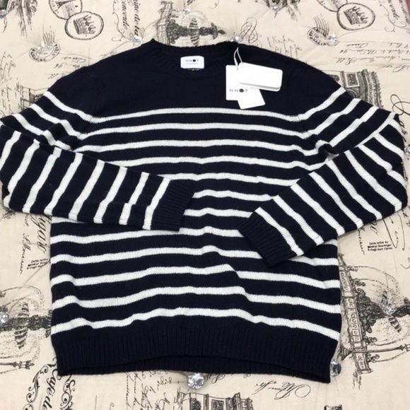 NNO7 Dawson 6294 Slim Fit Stripe Sweater - Picture 3 of 7